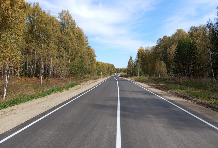В Алтайском крае заасфальтировали участок дороги между селом Вершинино и поселком Уткуль